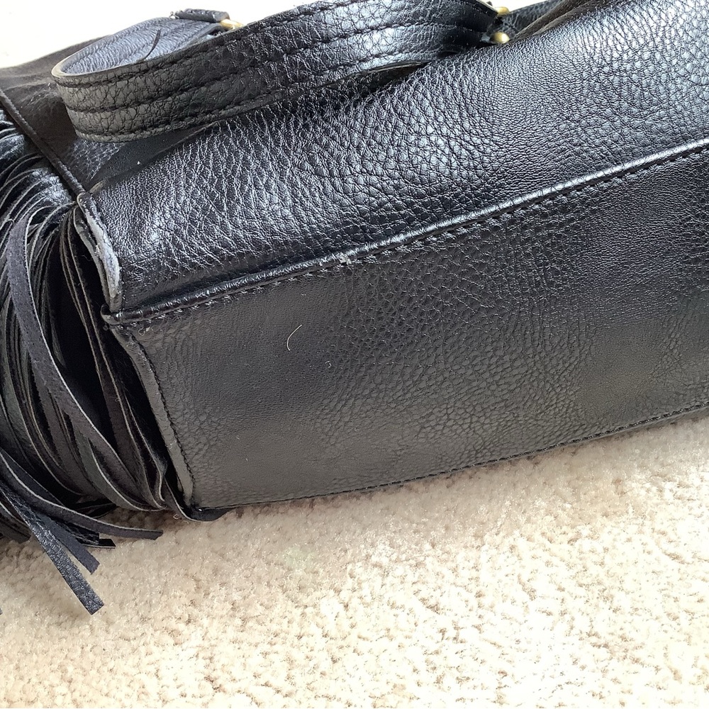 Genuine Leather Carlos Santana Blake fringe purse  ,signs of wear - Picture 7 of 8